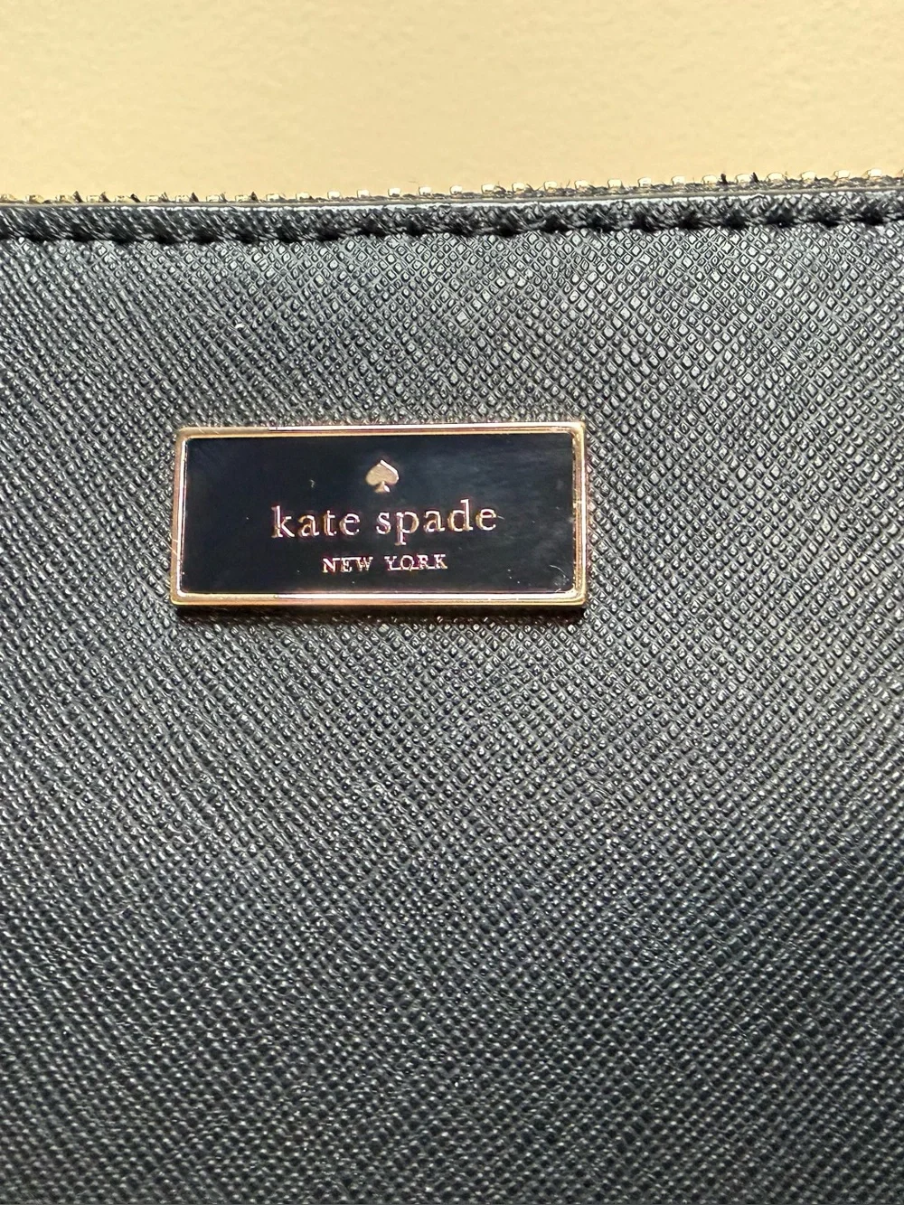 Kate Spade Black Saffiano Leather Belt Bag L/XL NWOT